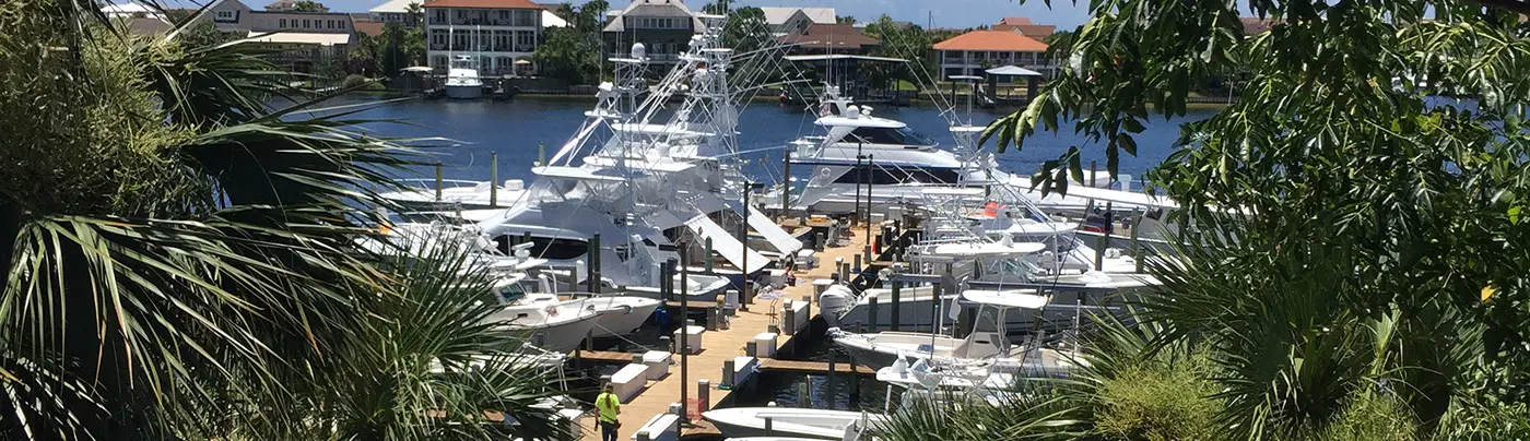 Boat Slip Marina Services at The Ships Chandler Destin